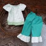 Girls Peasant dress top and..