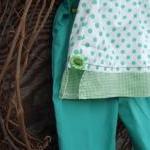 Girls Peasant dress top and..