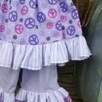 Girl's Dress with ruffles a..