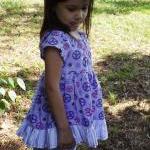 Girl's Dress with ruffles a..