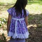 Girl's Dress with ruffles a..