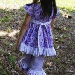 Girl's Dress with ruffles a..