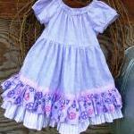 Girls Dress with ruffles an..