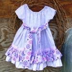 Girls Dress with ruffles an..