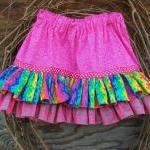 Girls ruffled twirl skirt w..