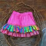 Girls ruffled twirl skirt w..