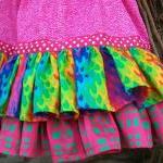 Girls ruffled twirl skirt w..