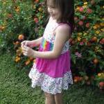 Girls ruffled sun dress siz..