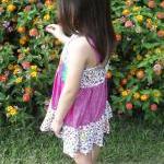 Girls ruffled sun dress siz..