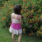 Girls ruffled sun dress siz..