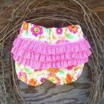 Baby ruffled bloomers, diap..