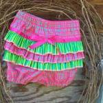 Baby ruffled bloomers, diap..