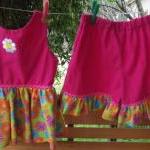 Girls Twirl top and ruffled..